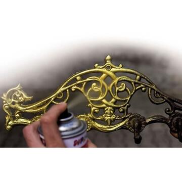 Vopsea spray decorativa DUPLI-COLOR AEROSOL ART Chrome Gold, crom auriu, 400ml