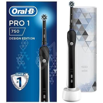 Oral-B Pro 1 750 CA BK Exclusive Travel Case Design Edition