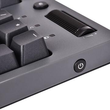 Tastatura Bluetooth si cu fir Gaming Mecanica Thermaltake W1 Cherry MX Red Neagra