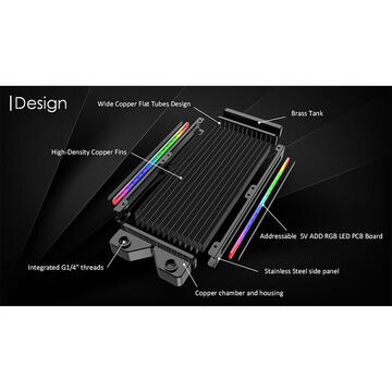 RAIJINTEK Teos RGB-LED-Radiator - 240mm