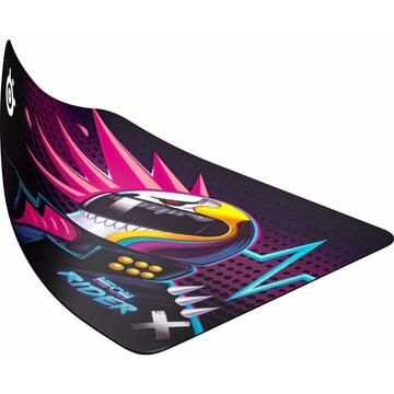 Mousepad SteelSeries QCK Large Neon Rider Edition, gaming mouse pad