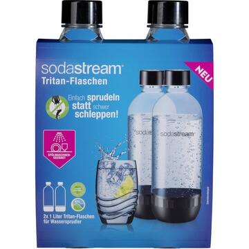 Aparate de preparare sifon SodaStream Set 2 sticle plastic, 1 L