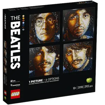 LEGO Art - The Beatles 31198, 2933 piese