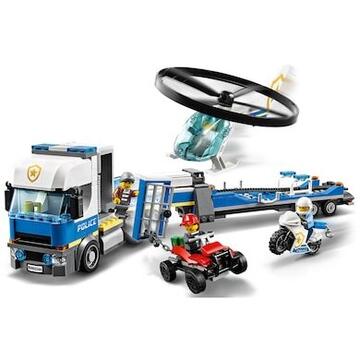 LEGO City Police - Transportul elicopterului de politie 60244, 317 piese