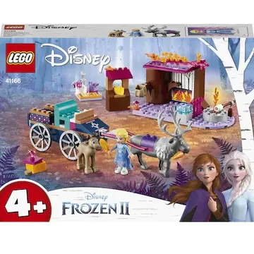 LEGO Disney Frozen II - Aventura Elsei cu caruta 41166, 116 piese