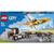 LEGO City Great Vehicles - Transportor de avion cu reactie pentru spectacol aviatic 60289, 281 piese