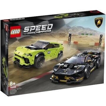 LEGO Speed Champions - Lamborghini Urus ST X & Lamborghini Huracan Super Trofeo EVO 76899, 663 piese