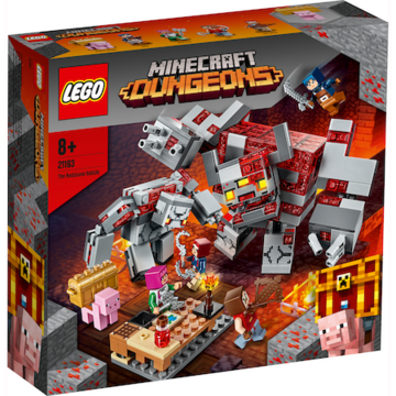 LEGO Minecraft - Batalia pentru piatra rosie 21163, 504 piese