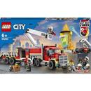 LEGO City Fire - Unitatea de comanda a pompierilor 60282, 380 piese