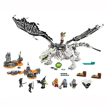 LEGO NINJAGO - Dragonul vrajitorului Craniu 71721, 1016 piese