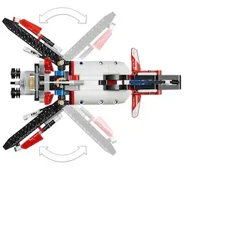 LEGO Technic - Elicopter de salvare 42092, 325 piese