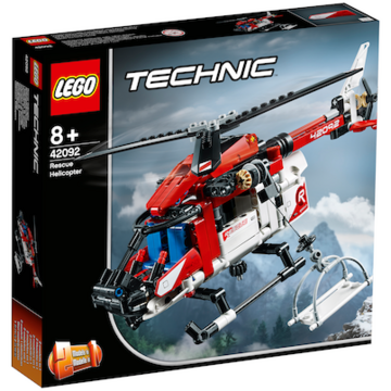 LEGO Technic - Elicopter de salvare 42092, 325 piese