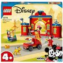 LEGO Disney Mickey and Friends - Statia si camionul de pompieri ale lui Mickey si prietenilor sai 10776, 144 piese