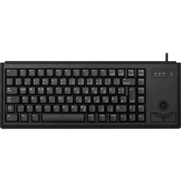 Tastatura Cherry G84-4400 cu Trackball, Negru, cu fir
