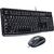 Tastatura Logitech MK120, USB 2.0, layout US INTL, Negru