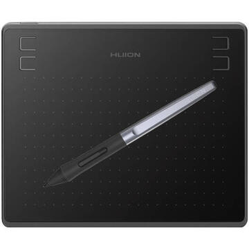 Tableta grafica HUION HS64 graphic tablet 5080 lpi 160 x 102 mm USB Black