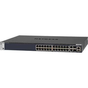Switch Netgear M4300-28G Managed L3 Gigabit Ethernet (10/100/1000) 1U Black