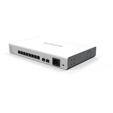 Switch Netgear GC510PP Managed Gigabit Ethernet (10/100/1000) Power over Ethernet (PoE) Grey