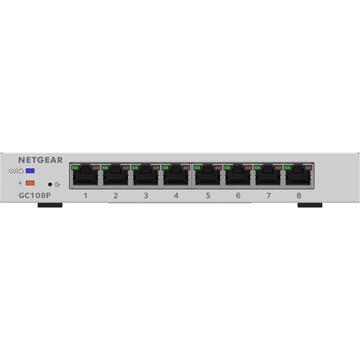 Switch Netgear GC108P Managed L2/L3/L4 Gigabit Ethernet (10/100/1000) White Power over Ethernet (PoE)
