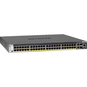 Switch Netgear M4300-52G-PoE+ 550W PSU Managed L2/L3/L4 Gigabit Ethernet (10/100/1000) Power over Ethernet (PoE) 1U Black