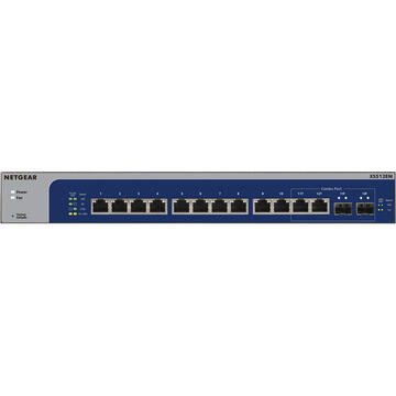 Switch Netgear XS512EM Managed L2 10G Ethernet (100/1000/10000) Blue,Grey 1U