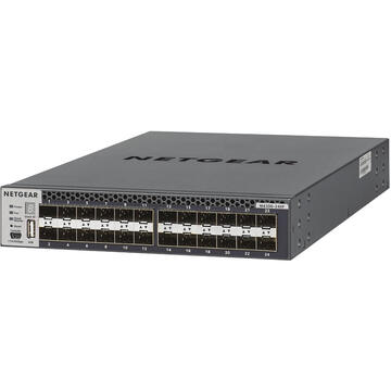 Switch Netgear M4300-24XF Managed L3 10G Ethernet (100/1000/10000) 1U Black, Grey