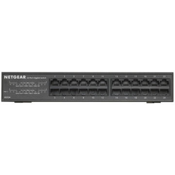 Switch Netgear GS324 Unmanaged Gigabit Ethernet (10/100/1000) Black