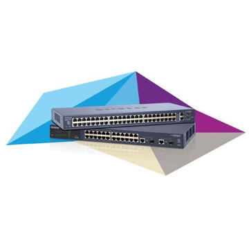 Switch Netgear GS724TPP Managed L2/L3/L4 Gigabit Ethernet (10/100/1000) Power over Ethernet (PoE) Blue