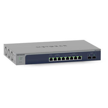 Switch Netgear 8-Port Multi-Gigabit/10g Ethernet Ultra60 PoE++ Smart Managed Pro Switch with 2 SFP+ Ports (MS510TXUP)