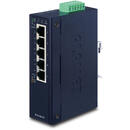 Switch PLANET IGS-501T network switch Unmanaged Gigabit Ethernet (10/100/1000) Blue