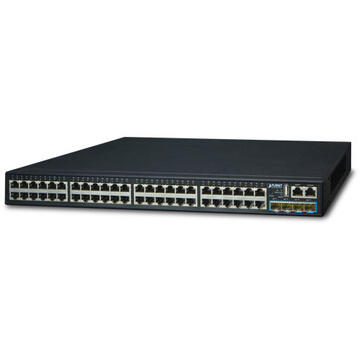 Switch PLANET SGS-6341-48T4X network switch Managed L3 Gigabit Ethernet (10/100/1000) 1U Black
