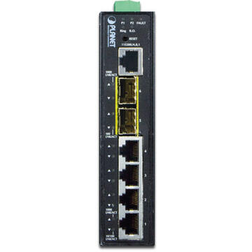 Switch Planet IGS-5225-4T2S network switch Managed L2+ Black