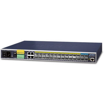 Switch PLANET IGS-6325-20S4C4X network switch Managed L3 Gigabit Ethernet (10/100/1000) 1U Blue