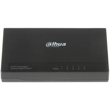 Switch DAHUA PFS3005-5GT-L 5-port network switch, black