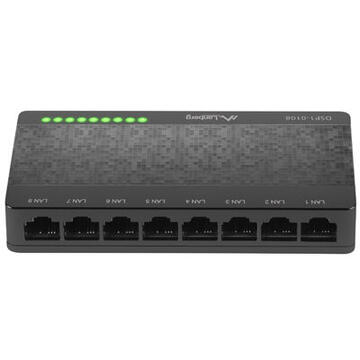 Switch LANBERG SWITCH DSP1-0108 (8-PORT, 100 MB/S)