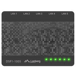 Switch LANBERG SWITCH DSP1-1005 (5-PORT, 1GB/S)