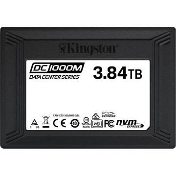 SSD Kingston DC1000M 3840 GB, SSD (PCIe NVMe 3.0 x4, U.2)