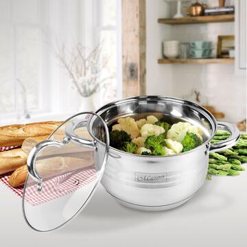 Feel-Maestro MR3513-24 24 cm Pot with a lid