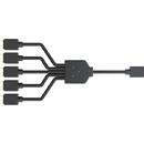 Cooler Master Addressable RGB 1 to 5 Splitter Cable (Black)