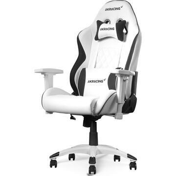 Scaun Gaming AKRacing California White, gaming chair (white / black, Laguna)