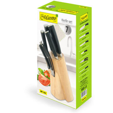 Feel-Maestro MR1424 kitchen cutlery/knife set 7 pc(s)