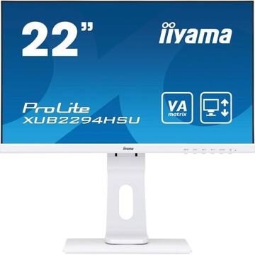 Monitor LED Iiyama XUB2294HSU-W1 21.5" FHD 75Hz 4ms VGA HDMI DP