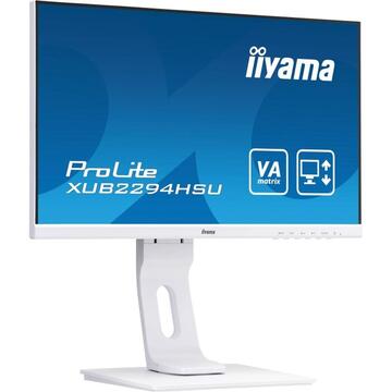 Monitor LED Iiyama XUB2294HSU-W1 21.5" FHD 75Hz 4ms VGA HDMI DP