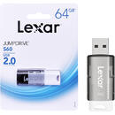 Memorie USB Lexar 64GB JumpDrive S60 USB 2.0 Flash Drive