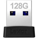Memorie USB Lexar JumpDrive USB 3.1 S47 128GB Black Plastic Housing, for Global, up to 250MB/s
