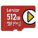 Card memorie 512GB Lexar PLAY microSDXC UHS-I cards