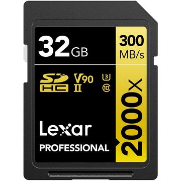 Card memorie Lexar 32GB Professional 2000x SDHC/SDXC UHS-II Card