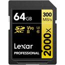 Card memorie Lexar 64GB Professional 2000x SDHC/SDXC UHS-II Card