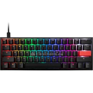 Tastatura DUCKY One 2 Mini RGB, Cherry Black RGB