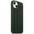 Husa Apple Leather Case with MagSafe pentru iPhone 13, Sequoia Green